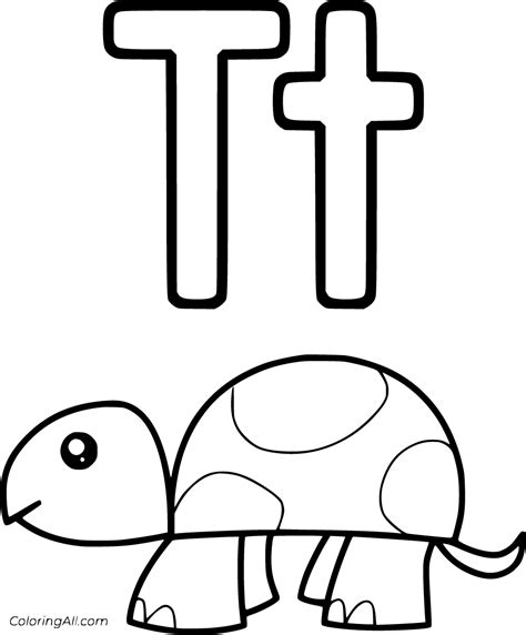 Letter T Coloring Page Free Printable Coloring Pages Coloring Page Letter T - Coloring Page Letter T