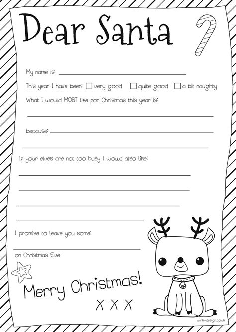 Letter To Santa Template Worksheet Education Com Friendly Letter Template For 3rd Grade - Friendly Letter Template For 3rd Grade