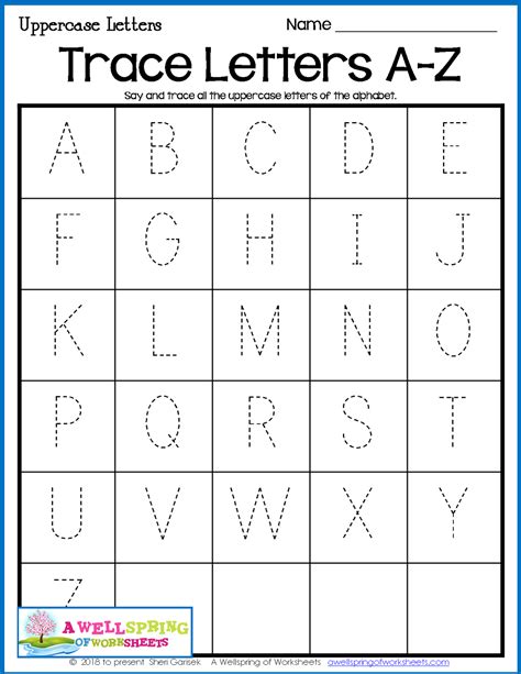 Letter Tracing 26 Upper And Lower Case Letters Letter And Number Tracing - Letter And Number Tracing