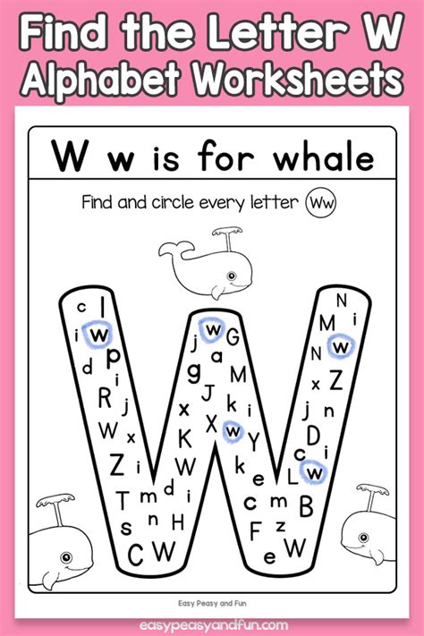 Letter W Worksheets Letter W Worksheets Preschool - Letter W Worksheets Preschool