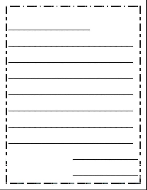 Letter Writing Template For First Grade Various Letter Template For First Grade - Letter Template For First Grade