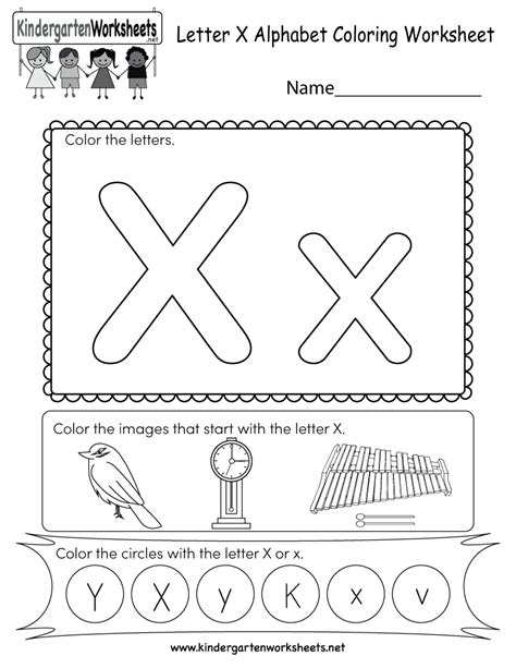 Letter X Activities Worksheets Coloring Pages And Crafts X Worksheets For Preschool - X Worksheets For Preschool