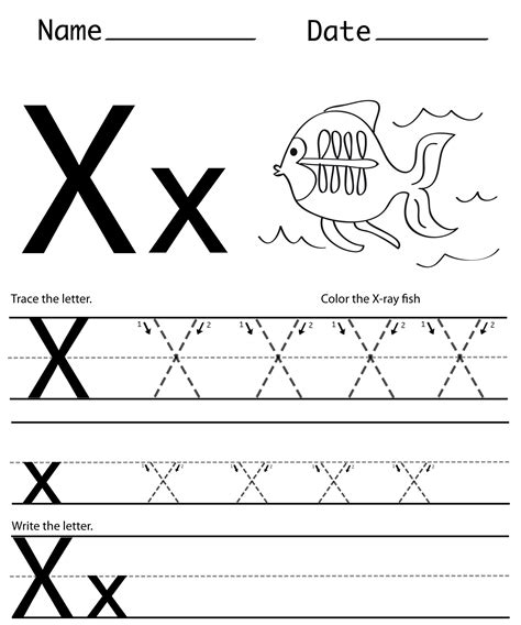 Letter X Preschool Worksheets   Letter X Worksheets For Preschool Kindergarten Fun With - Letter X Preschool Worksheets