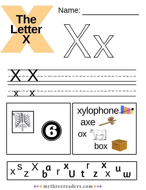 Letter X Worksheets 4 Fun Pdf Printables Letter X Worksheet - Letter X Worksheet