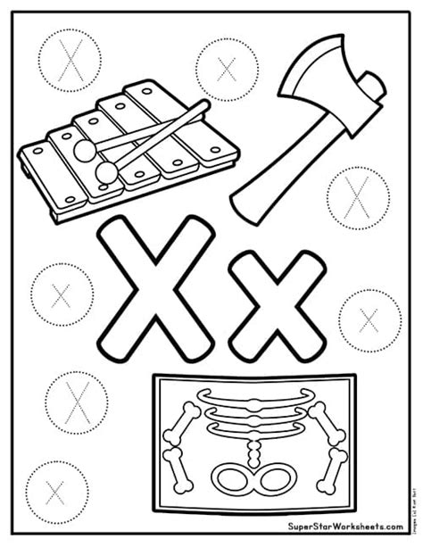 Letter X Worksheets Superstar Worksheets Letter X Kindergarten Worksheet - Letter-x Kindergarten Worksheet