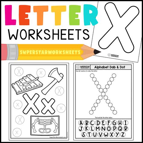 Letter X Worksheets Superstar Worksheets Preschool Letter X Worksheets - Preschool Letter X Worksheets