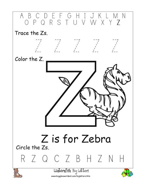 Letter Z Worksheets 4 Fun Pdf Printables Free Letter Z Worksheets For Preschool - Letter Z Worksheets For Preschool