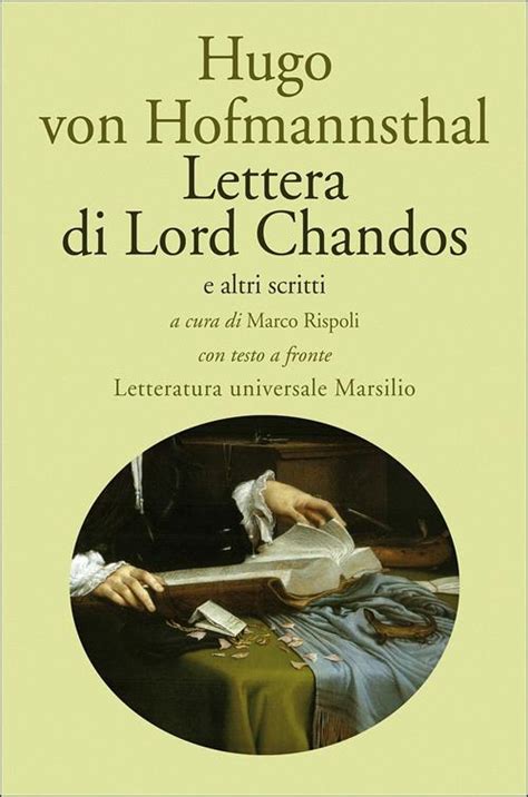 Full Download Lettera Di Lord Chandos E Altri Scritti Testo Tedesco A Fronte 