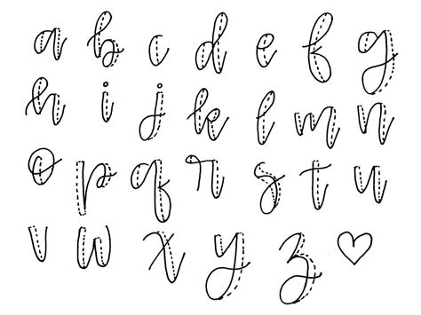 lettering huruf
