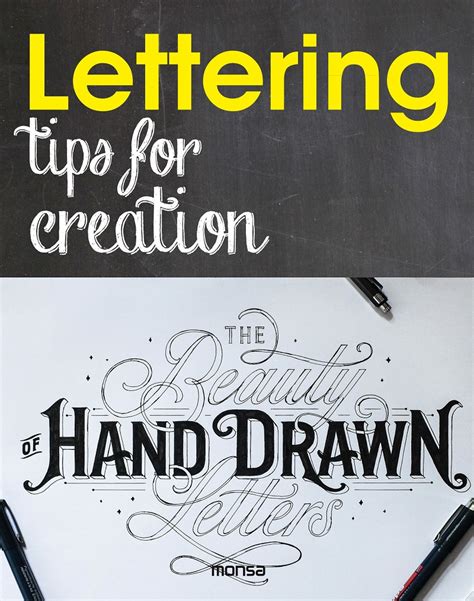 lettering tips for creation