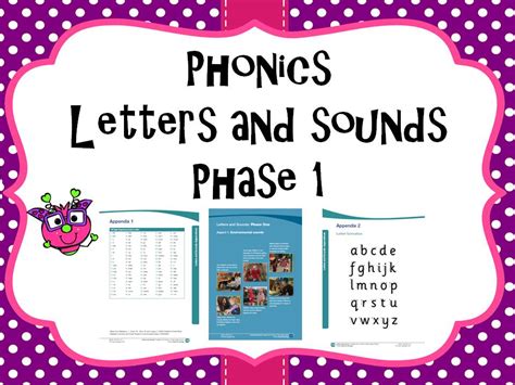 Letters Sounds Phase 1 Continuous Provision
