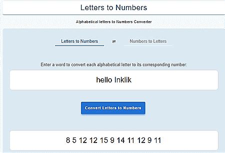 Letters To Numbers Converter Madeintext Com Alphabet In Numbers Chart - Alphabet In Numbers Chart