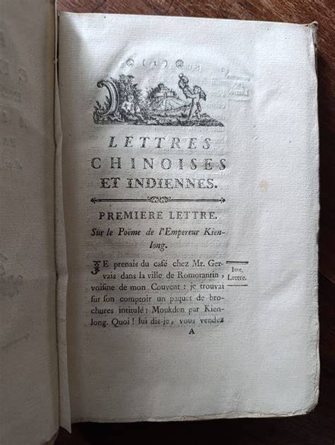 lettres indiennes