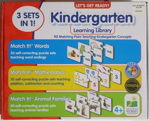 Letu0027s Get Ready Kindergarten Learning Library 3 Sets Let S Get Ready For Kindergarten - Let's Get Ready For Kindergarten