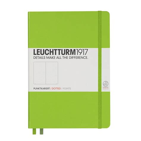 Read Online Leuchtturm1917 344809 Notebook Medium A5 249 Numbered Pages Dotted Berry 