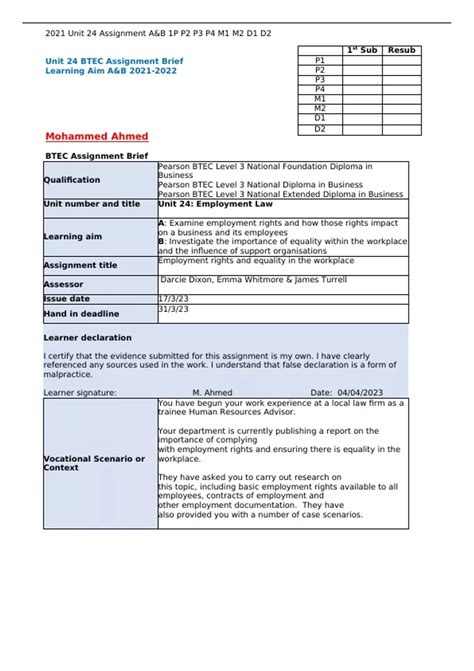 Level 3 Unit 24 Support Learners With Cognition And