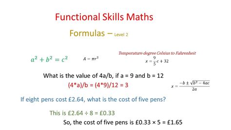 Read Online Level 2 Functional Skills Mathematics 