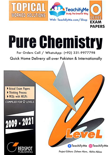 Full Download Level Chemistry Redspot Past Papers 