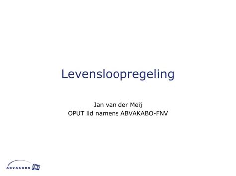 levensloopregeling afschaffen