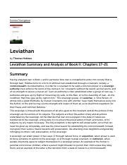 Leviathan Chapter 17 Summary