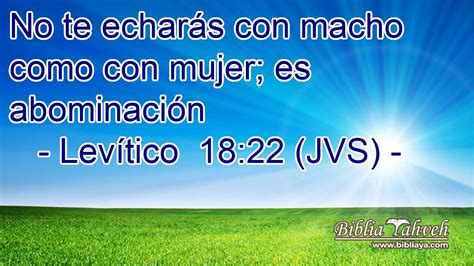 Levitico 18 22