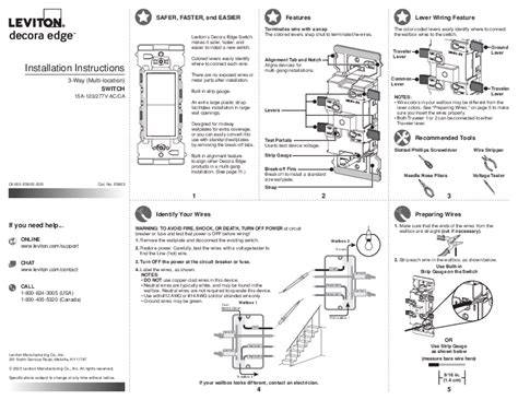 leviton 6313 manual