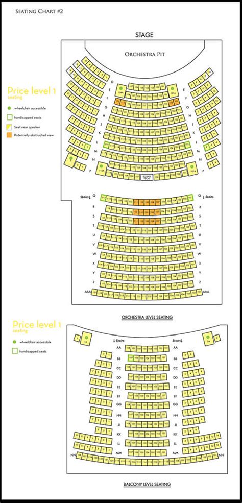 Levoy Theater Seating Chart