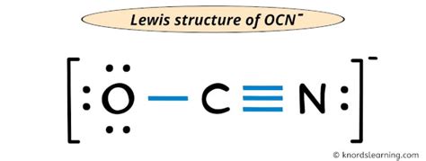 Lewis Dot Structure For Ocn