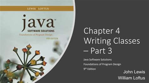 Lewis Java Chapter 4 Excersise Answers Course Hero