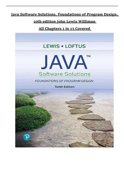 Lewis Loftus Java Software Solution Test Bank