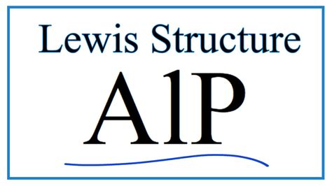 Lewis Structure For Alp