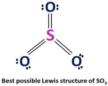 Lewis Structure For So3