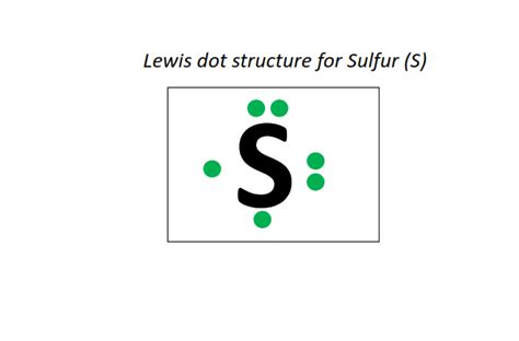 Lewis Structure For Sulfur
