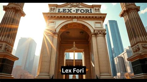 Lex Fori Meaning