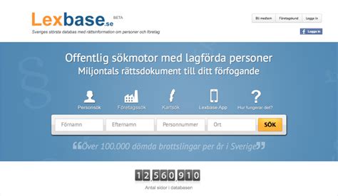 lexbase brottsregister