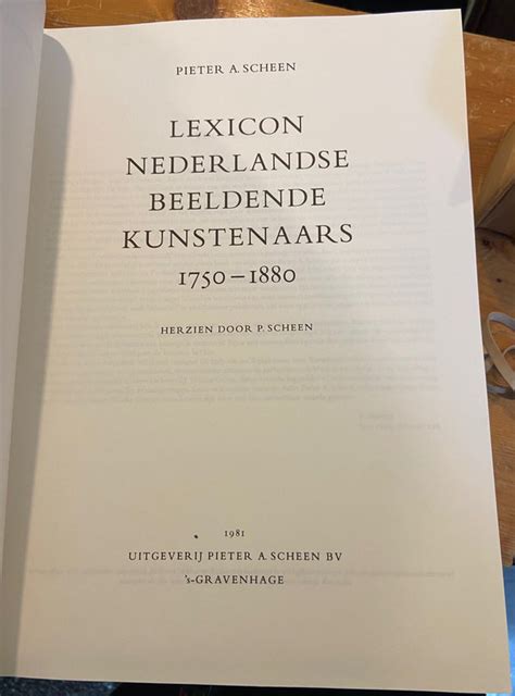 Download Lexicon Nederlandse Beeldende Kunstenaars 1750 1880 