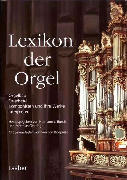 lexikon orgelbau