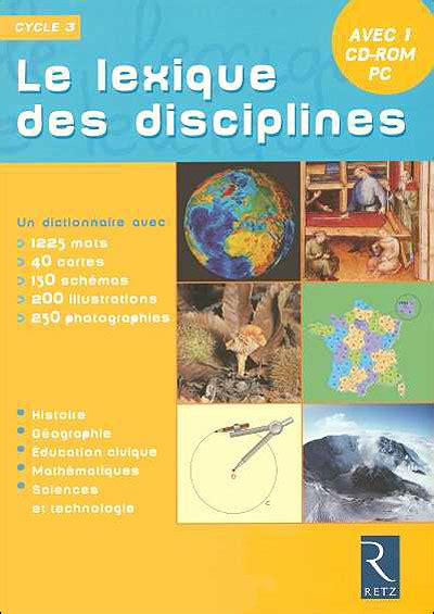 lexique des disciplines cdr