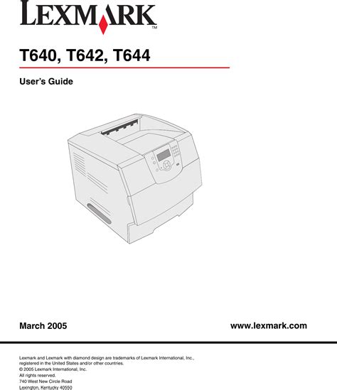 Read Lexmark User Guide 