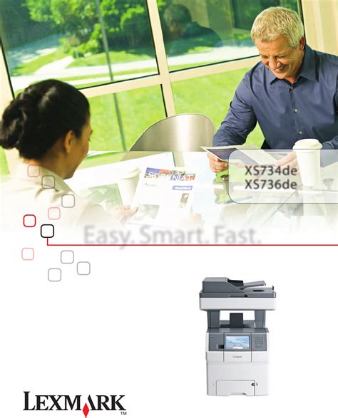 Download Lexmark Xs736De User Guide 