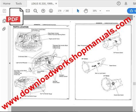 Lexus 200 Workshop Manual