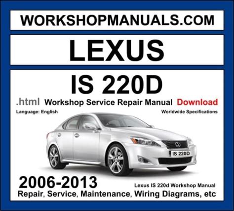 lexus is 220d manual
