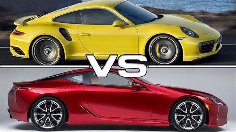 Lexus LC vs. Porsche 911: Clash of the Titans