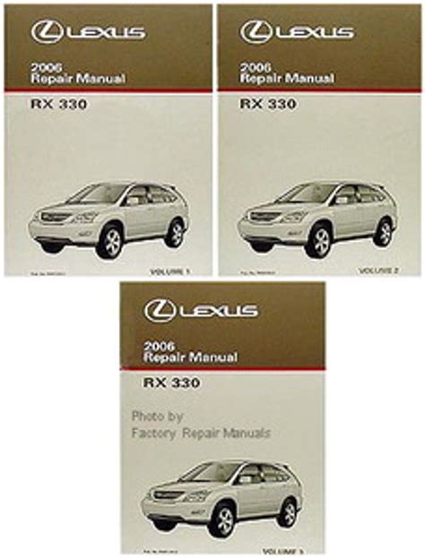Read Lexus Rx330 Factory Service Manual 