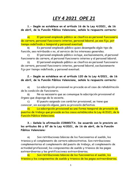 Ley 4 2021