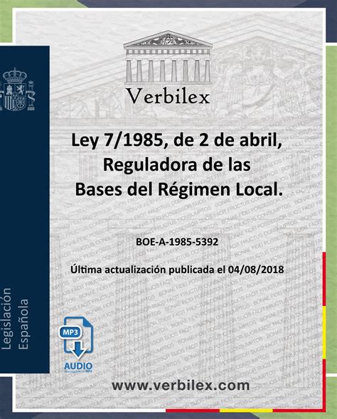 Ley 7 1985 De 2 De Abril