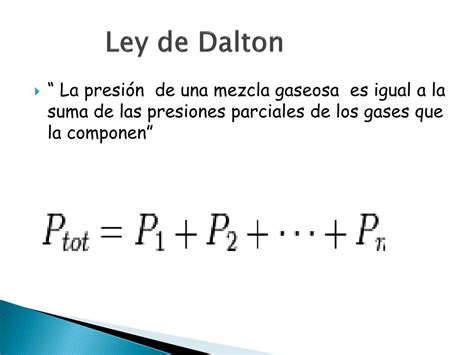 Ley De Dalton
