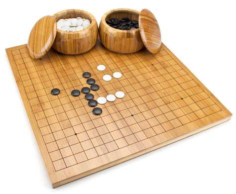 lf go games set bamboo scacchiera bifacciale vai