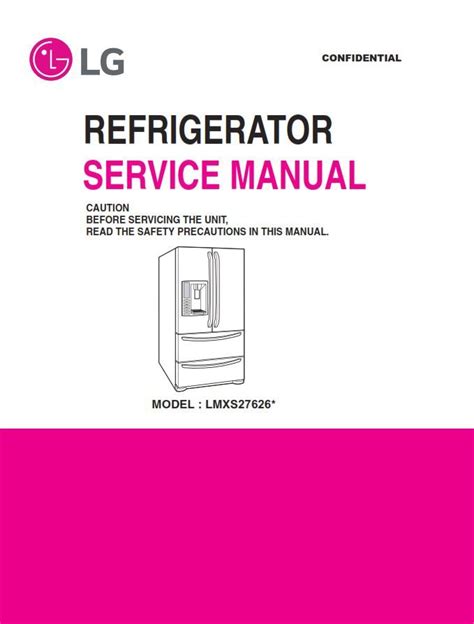 Read Online Lg Lmxs27626S Service Manual Repair Guide 