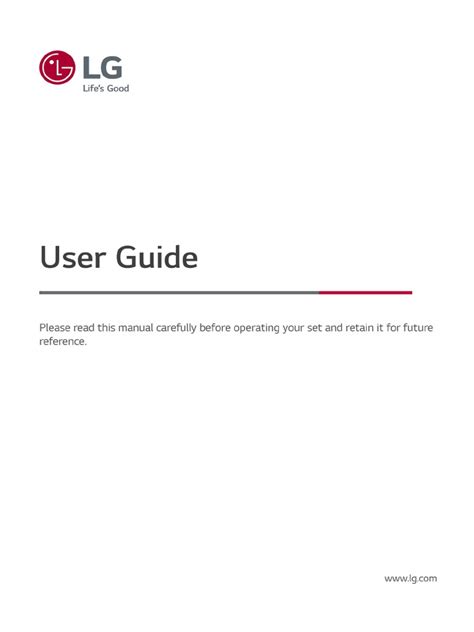 Read Online Lg User Guides 